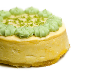 Single Layered Key Lime Cheesecake