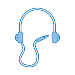 earphone device isolated icon vector illustration design