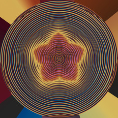 Abstract image, colorful graphics, tapestry