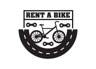 Fototapeta premium Bike badge vintage style