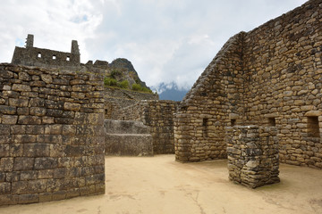 Ruins of village Machu-Picchu, Peru