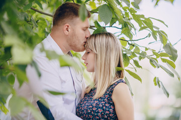 couple in the park