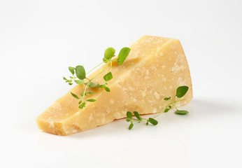 Parmesan cheese wedge