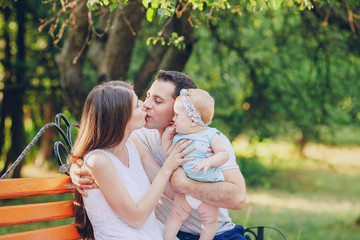Obraz premium family in park