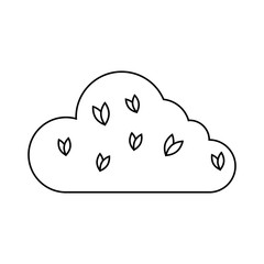 bush icon over white background vector illustration