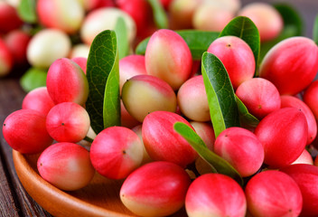 Carunda or Karonda on a table