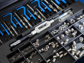 Fototapeta premium Rapid tapping repair equipment for maintenance shopfloor