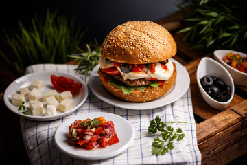Fresh tasty burger