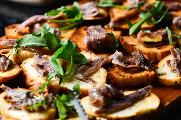 bruschetta anchovies