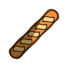 dinner roll loaf vector illustration graphic design icon