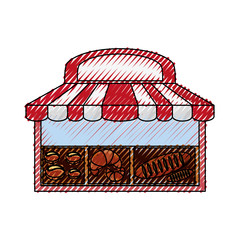 bakery bread shop vector illustration graphic design icon