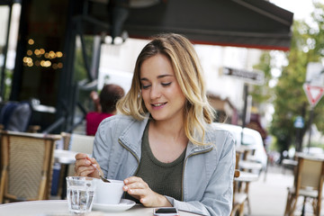 Coffee shop, outdoor tables