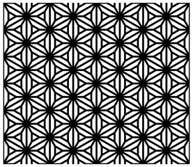 Seamless traditional Japanese ornament Kumiko