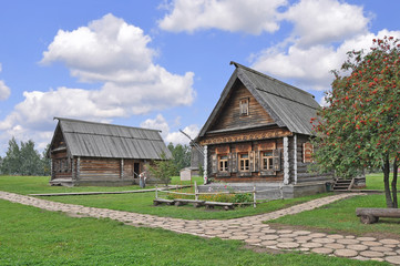 Fototapeta na wymiar Russia. Peasant hut