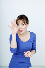 Fototapeta premium Woman indoors