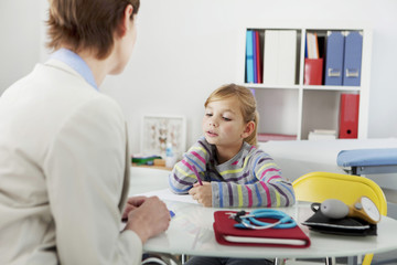 Obraz premium Child in consultation