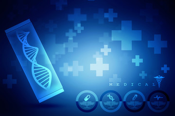 dna structure, abstract background