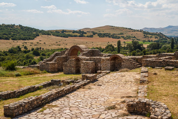 Fototapeta na wymiar Ruins of the ancient and Byzantine town Bargala, Macedonia (FYROM)