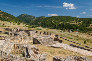 Fototapeta na wymiar Ruins of the ancient and Byzantine town Bargala, Macedonia (FYROM)