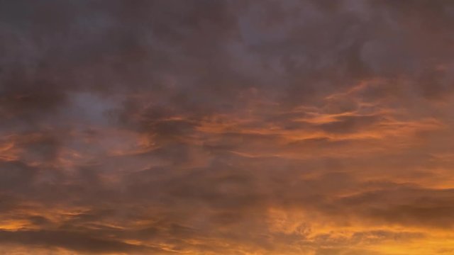 Time lapse sunrise,clouds on the sky