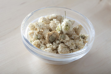 Flowers of Roman chamomile (Chamaemelum nobile)