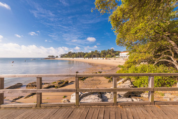 les cabines vues du ponton