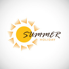 summer holiday sonne logo