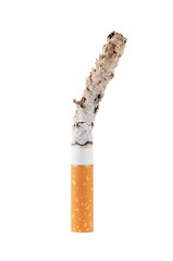 The cigarette isolated on white background