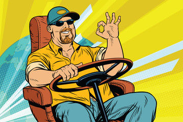Tourist driver, international transport