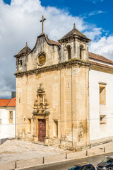 Fototapeta na wymiar View at the church of Sao Joao de Almedina in Coimbra ,Portugal