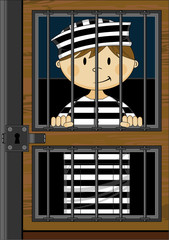 Cute Prisoners in Jail Cell