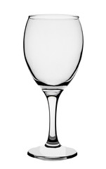 Empty Wine Glass Isolated

