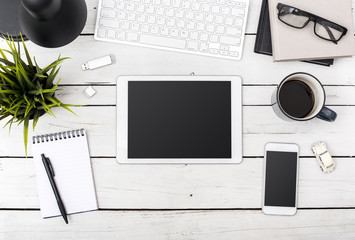 tablet office mockup header