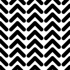 Seamless black and white geometric pattern. Vector illustration. Textile rapport.
