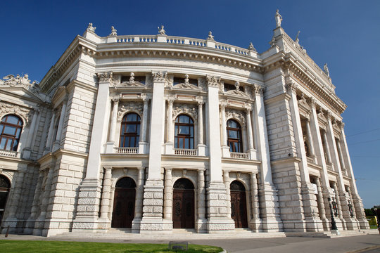 The Burgtheater (Imperial Court Theater) is the Austrian National Theatre in Vienna
