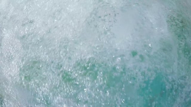 Water in the jacuzzi