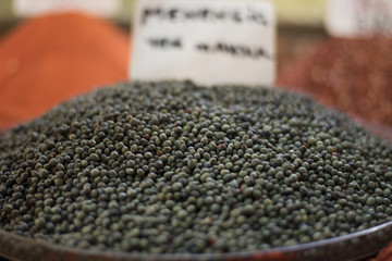 Perilla frutescens  in local bazaar in Gaziantep, Turkey.