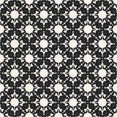 Abstract concept vector monochrome geometric pattern. Black and white minimal background. Creative illustration template. Seamless stylish texture. For wallpaper, surface, web design, textile, decor.