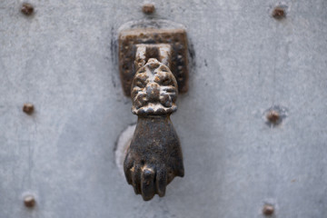 Historical knocker of Gaziantep's old houses