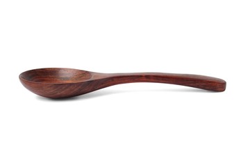 Brown wooden spoon
