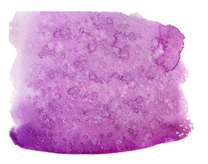 Fototapeta premium Watercolor purple brush stroke