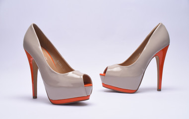 heeled woman sexy luxury shoes shopping