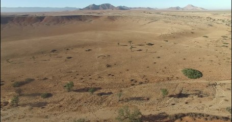 Désert de Namibie vue du ciel