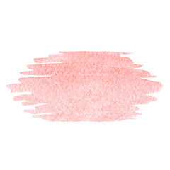 Hand drawn watercolor pink texture isolated on the white background