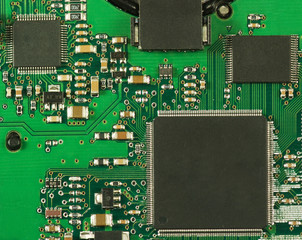  image of microcircuit closeup