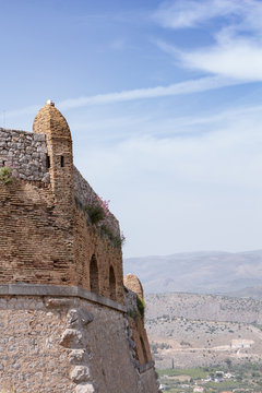Part of Palamidi medieval fortress, Nafplio, Greece