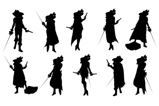 Silhouette Pirate