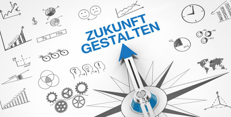 Zukunft gestalten / Kompass © Coloures-Pic