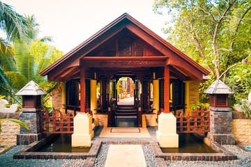 Beautiful relaxing zen garden background