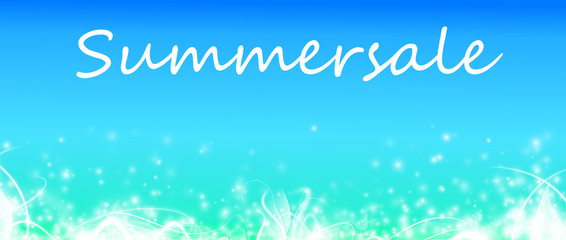 Summer sale Blue Banner